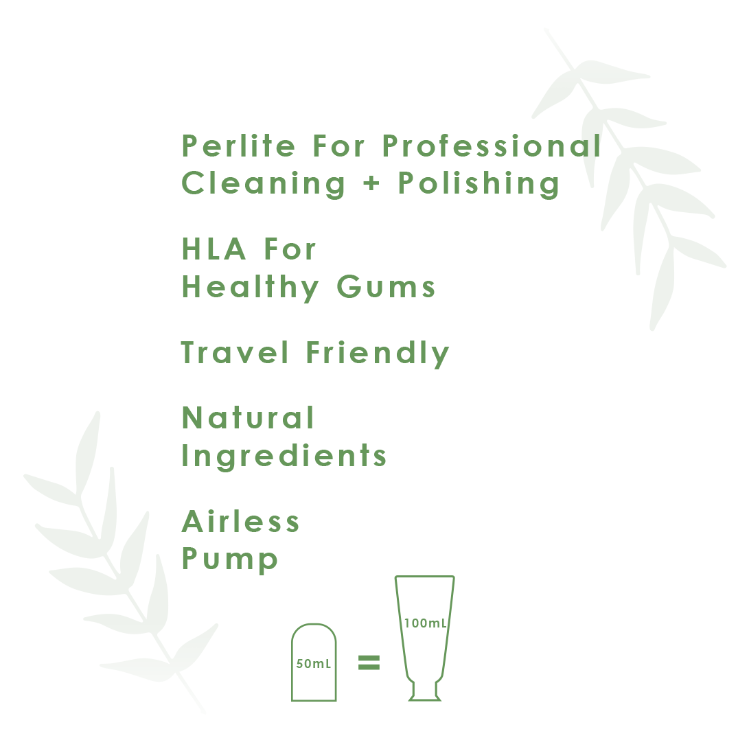 Vitamin Enriched Perlite + Nano-Hydroxyapatite Toothpaste Concentrate - Mint